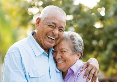 Couple standing together